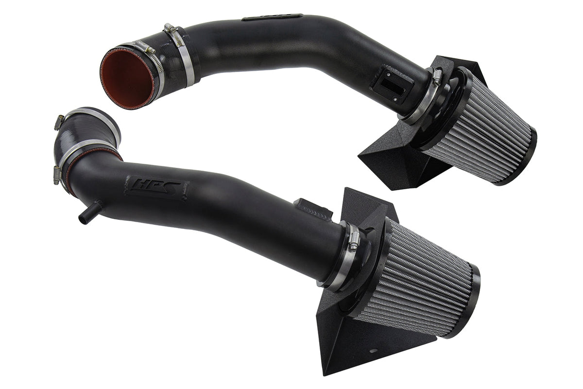 HPS Performance Air Intake Kit with Heat Shield Black 827-688WB