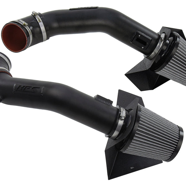 HPS Performance Air Intake Kit with Heat Shield Black 827-688WB