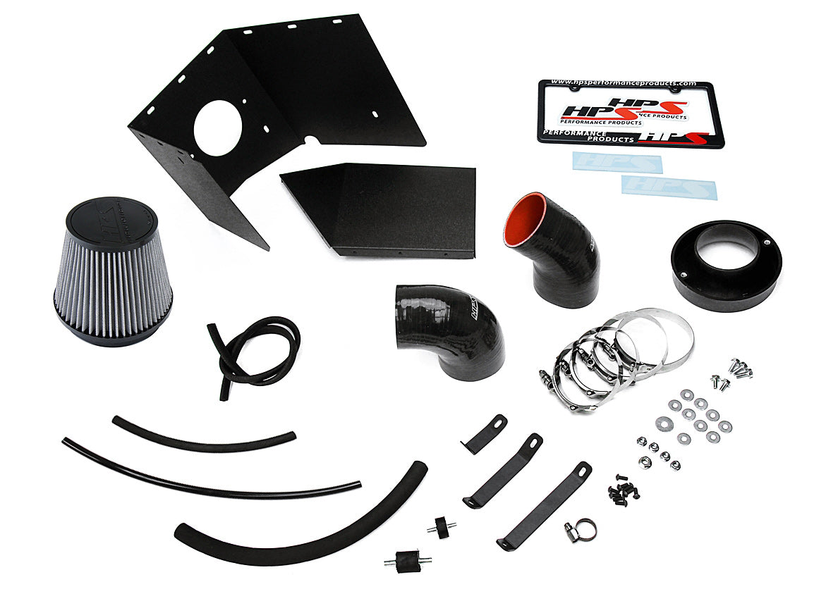 HPS Performance Air Intake Kit with Heat Shield (Polished) - Toyota 4Runner - (2003-2004)