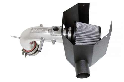 HPS Performance Air Intake Kit with Heat Shield Polished 827-691P