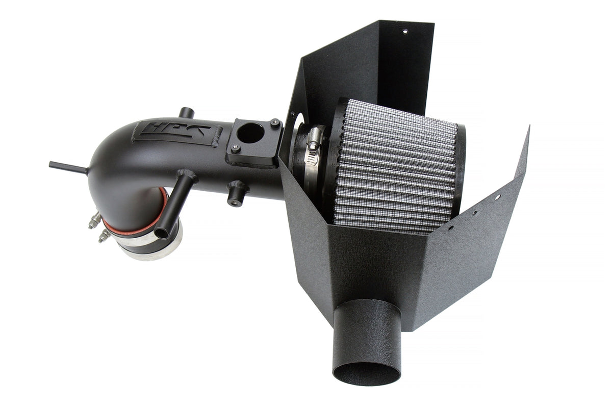 HPS Performance Air Intake Kit with Heat Shield Black 827-691WB