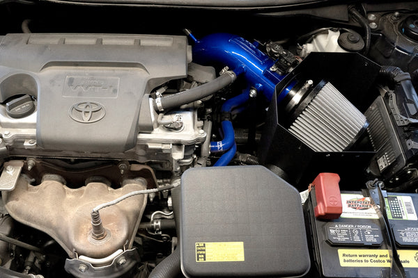 HPS Performance Air Intake Kit with Heat Shield, Black, 827-691WB
