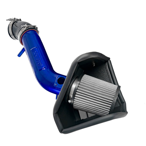 HPS Performance Air Intake Kit with Heat Shield Blue 827-692BL