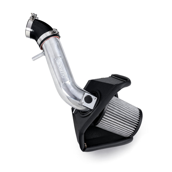 HPS Performance Air Intake Kit with Heat Shield Polished 827-692P