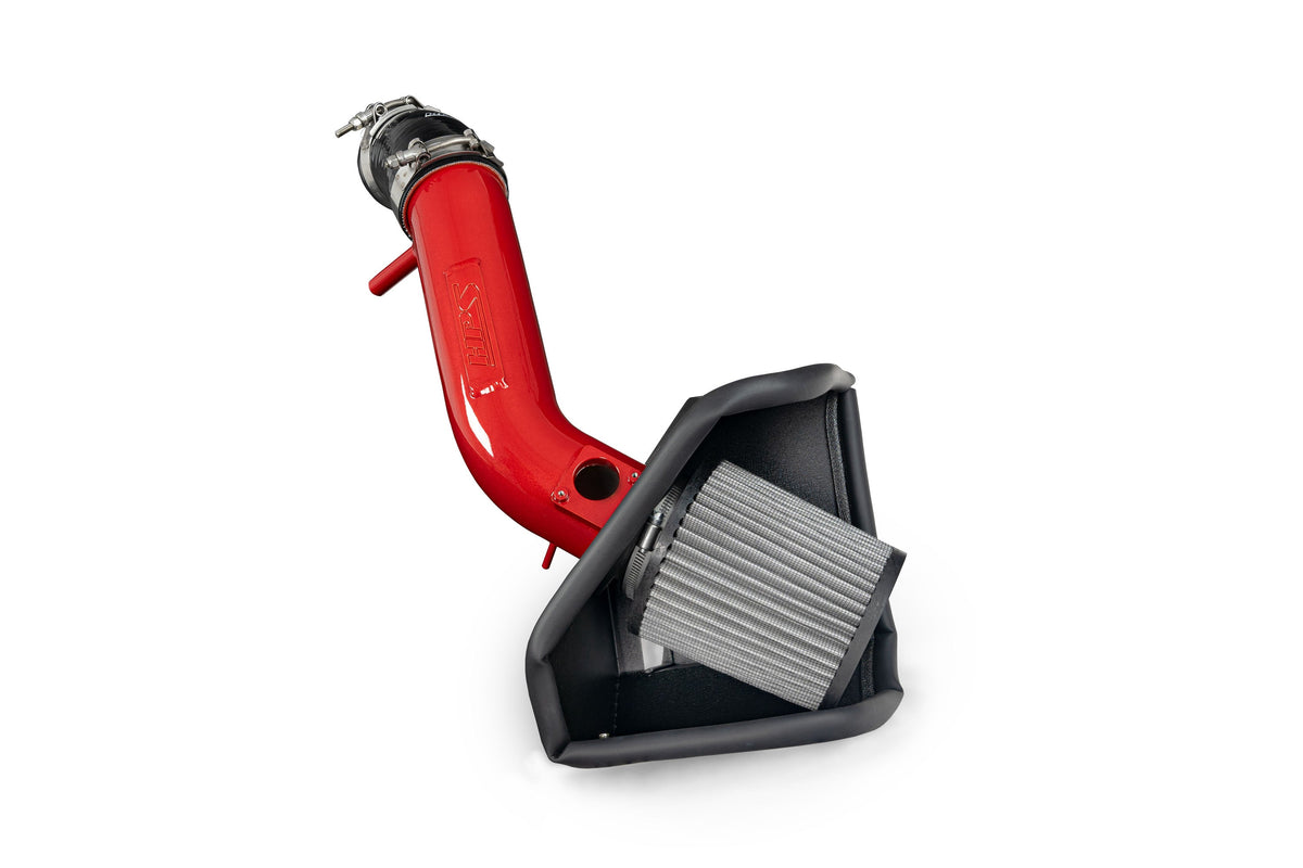 HPS Performance Air Intake Kit with Heat Shield Red 827-692R