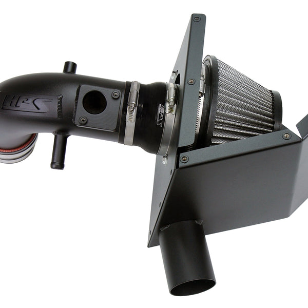HPS Performance Air Intake Kit with Heat Shield Black 827-693WB
