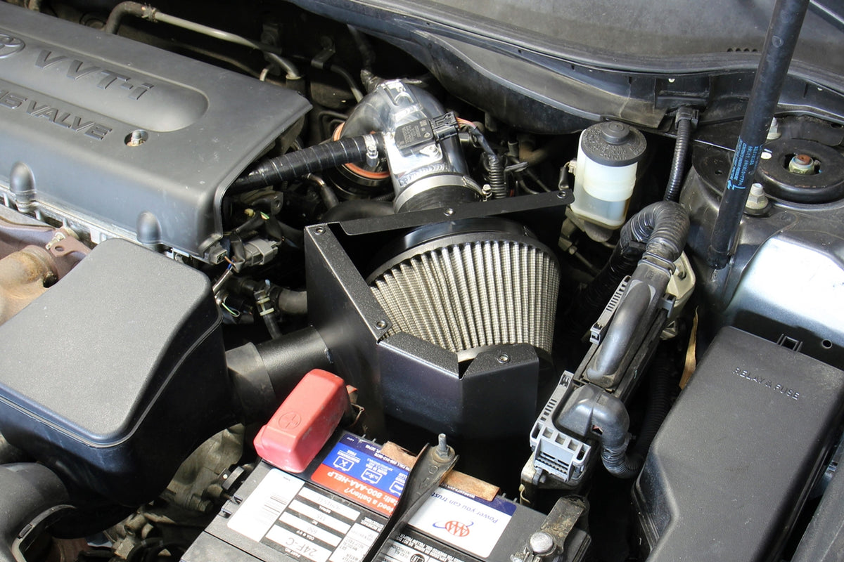 HPS Performance Air Intake Kit with Heat Shield (Black) - Toyota Camry 4Cyl - (2007-2009)
