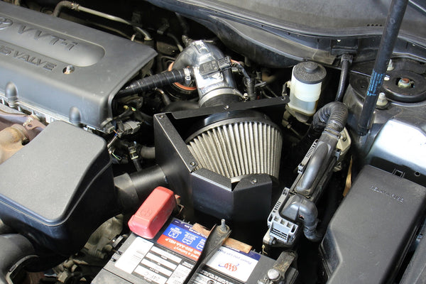 HPS Performance Air Intake Kit with Heat Shield, Black, 827-693WB