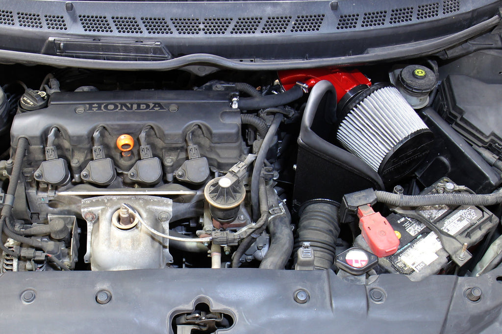 HPS Performance Air Intake Kit with Heat Shield (Blue) - Honda Civic Gas - (2006-2011)