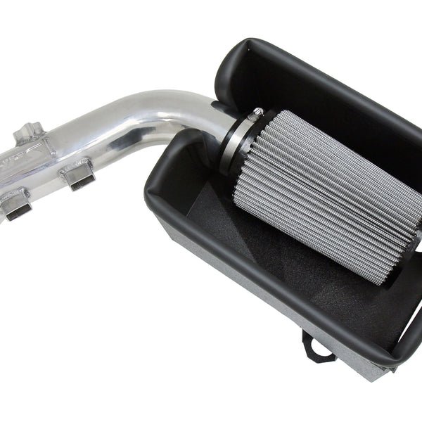 HPS Performance Air Intake Kit with Heat Shield Polished 827-698P