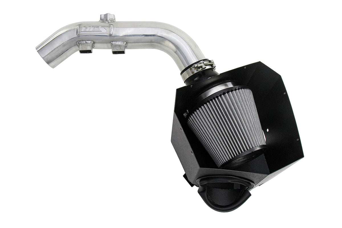 HPS Performance Air Intake Kit with Heat Shield Polished 827-699P