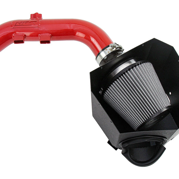 HPS Performance Air Intake Kit with Heat Shield Red 827-699R