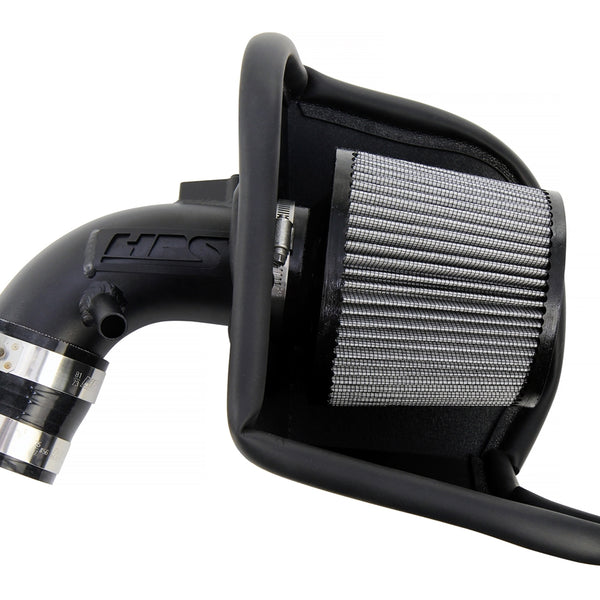 HPS Performance Air Intake Kit with Heat Shield Black 827-700WB