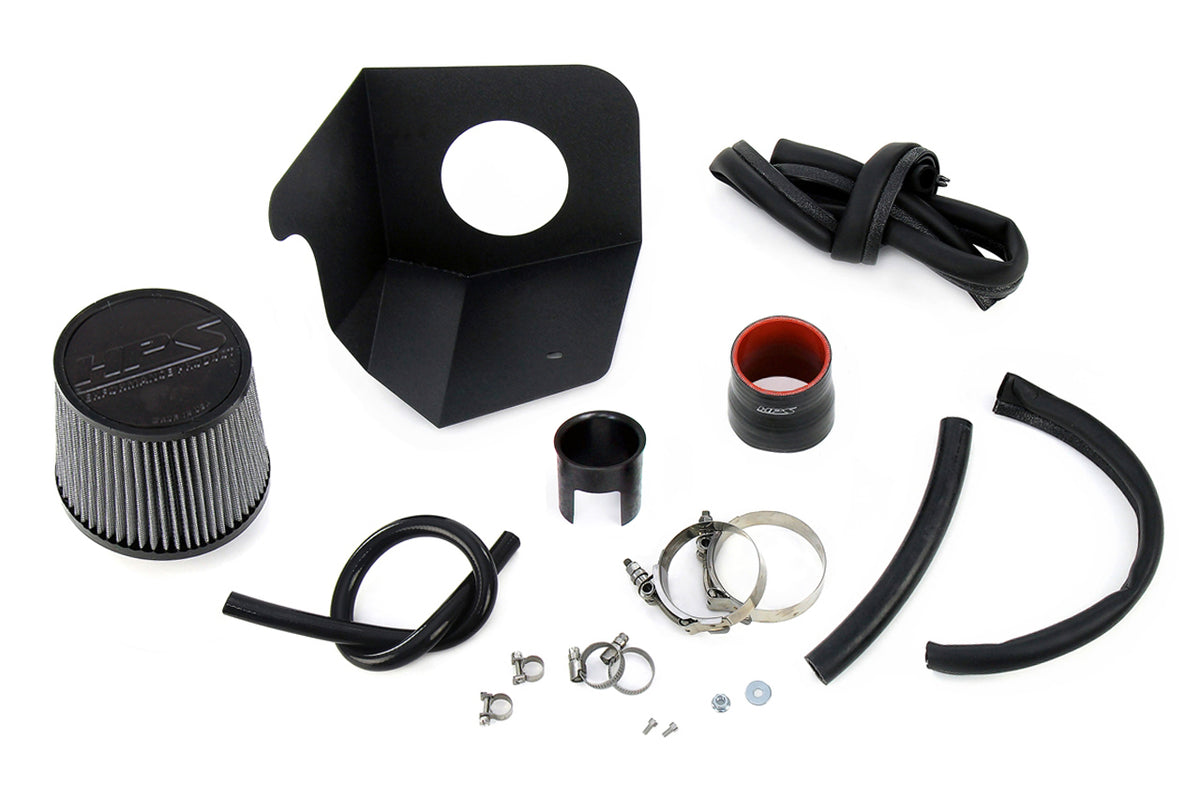HPS Performance Air Intake Kit with Heat Shield (Polished) - Honda Civic Gas - (2012-2015)