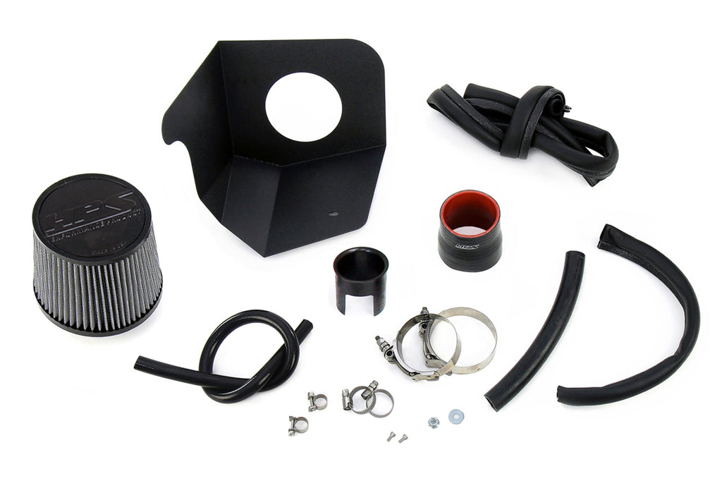 HPS Performance Air Intake Kit with Heat Shield (Polished) - Honda Civic Gas - (2012-2015)