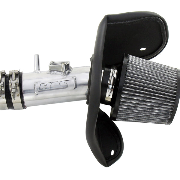 HPS Performance Air Intake Kit with Heat Shield Polished 827-701P