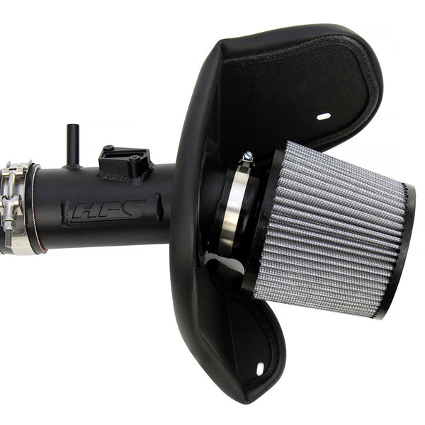 HPS Performance Air Intake Kit with Heat Shield Black 827-701WB