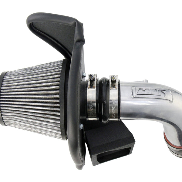 HPS Performance Air Intake Kit with Heat Shield Polished 827-702P