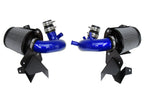 HPS Performance Air Intake Kit with Heat Shield Blue 827-703BL