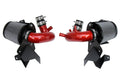 HPS Performance Air Intake Kit with Heat Shield Red 827-703R