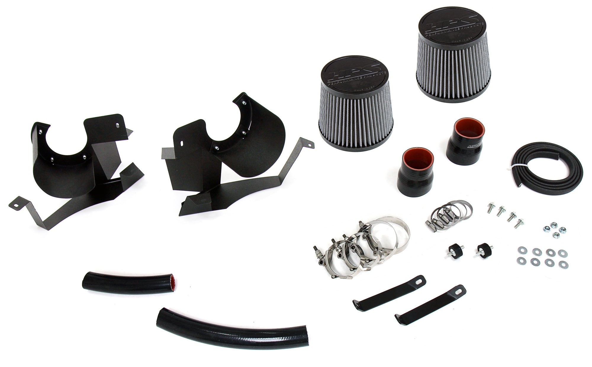 HPS Performance Air Intake Kit with Heat Shield (Polished) - Genesis G70 Twin - (2019-2024)