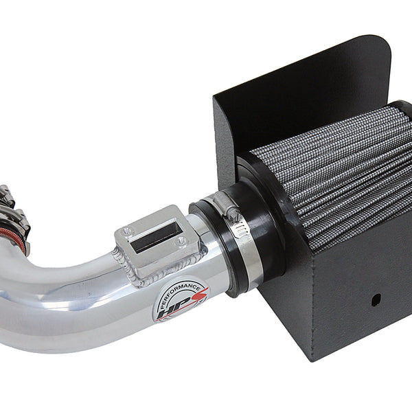 HPS Performance Air Intake Kit with Heat Shield Polished 827-704P