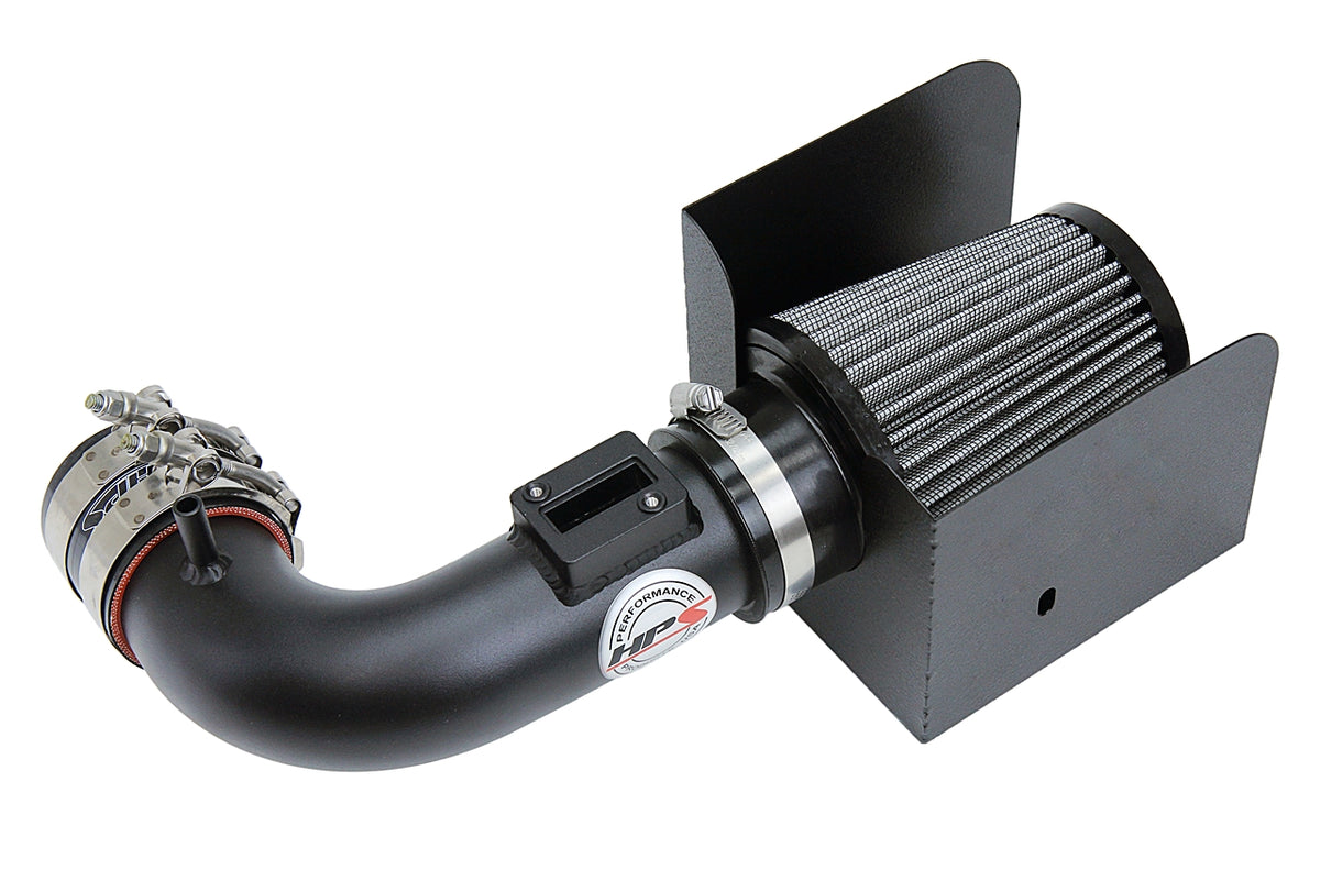 HPS Performance Air Intake Kit with Heat Shield Black 827-704WB