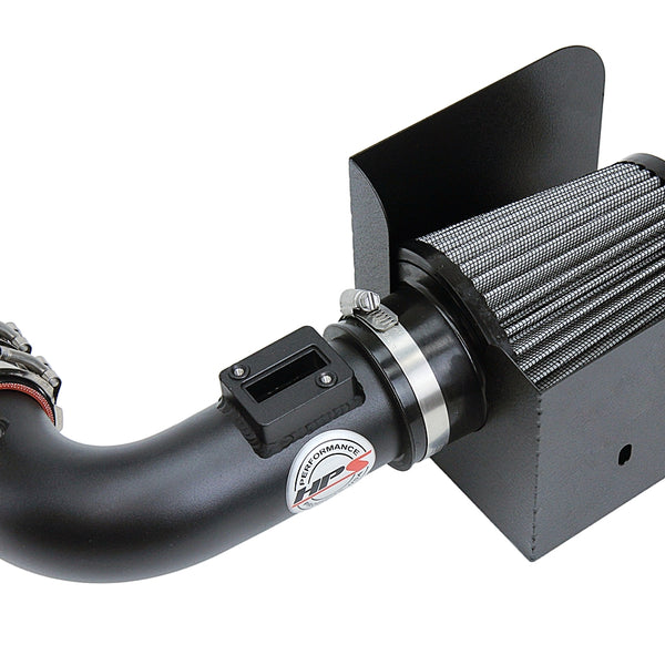 HPS Performance Air Intake Kit with Heat Shield Black 827-704WB