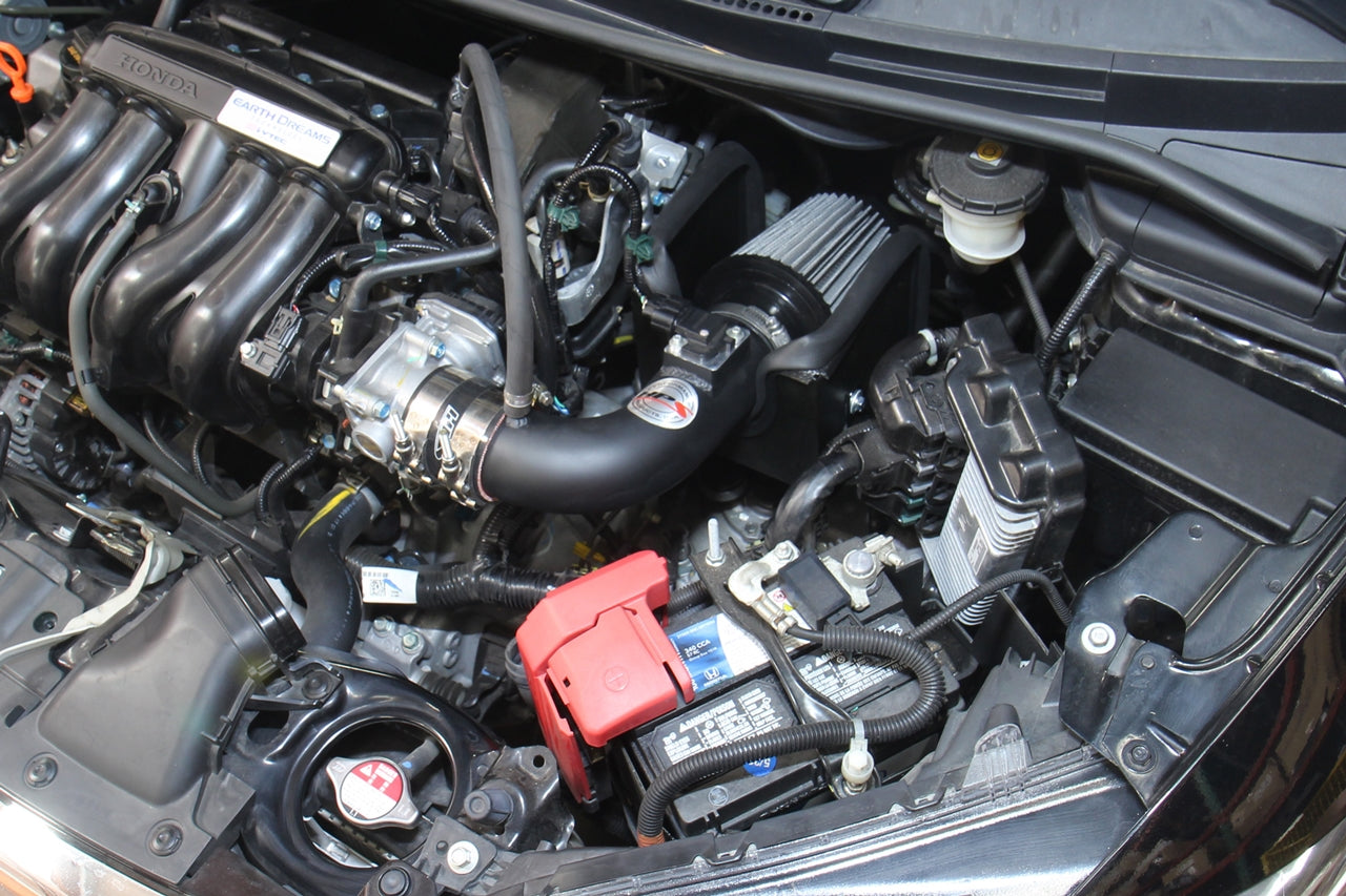HPS Performance Air Intake Kit with Heat Shield (Polished) - Honda Fit - (2015-2020)