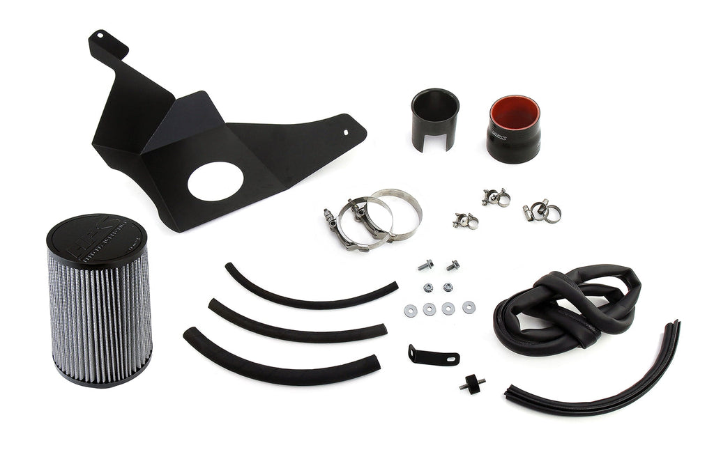 HPS Performance Air Intake Kit with Heat Shield, Black, 827-705WB