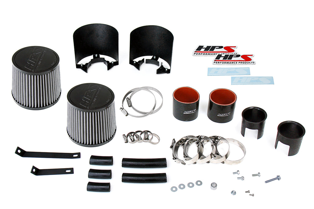 HPS Performance Air Intake Kit with Heat Shield (Red) - Infiniti G37 / Nissan 370Z - (2008-2013 / 2009-2020)