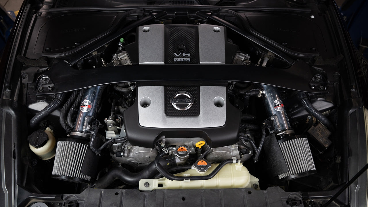 HPS Performance Air Intake Kit with Heat Shield (Blue) - Infiniti G37 / Nissan 370Z - (2008-2013 / 2009-2020)