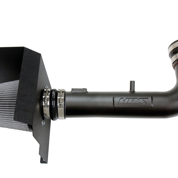 HPS Performance Air Intake Kit with Heat Shield Black 827-707WB