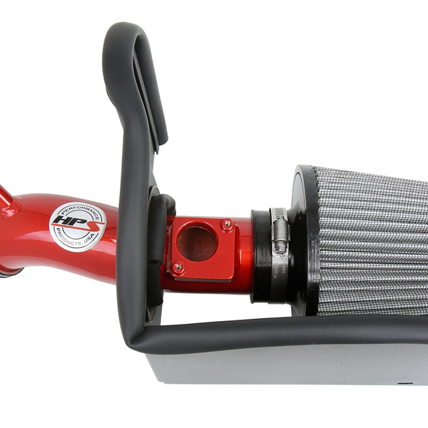 HPS Performance Air Intake Kit with Heat Shield Red 827-708R