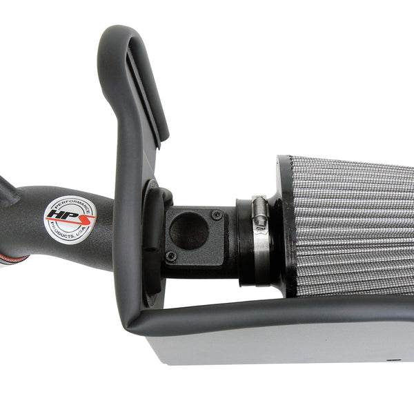 HPS Performance Air Intake Kit with Heat Shield Black 827-708WB