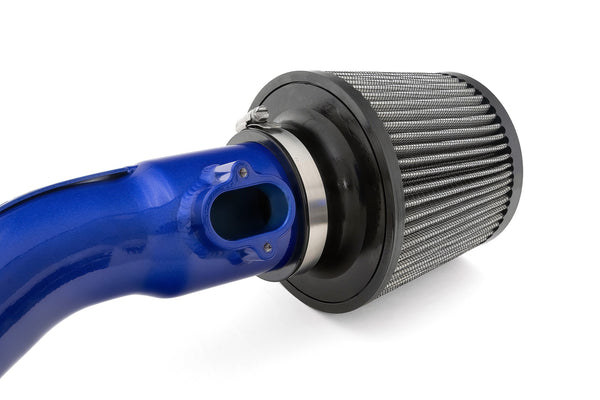 HPS Performance Air Intake Kit with Heat Shield, Blue, 827-709BL