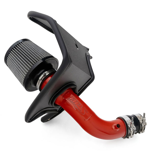 HPS Performance Air Intake Kit with Heat Shield Red 827-709R