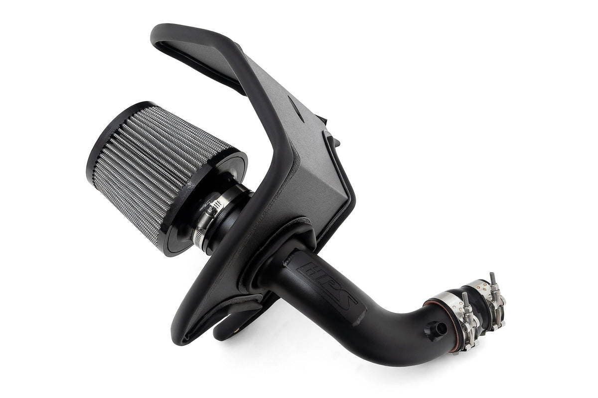 HPS Performance Air Intake Kit with Heat Shield Black 827-709WB