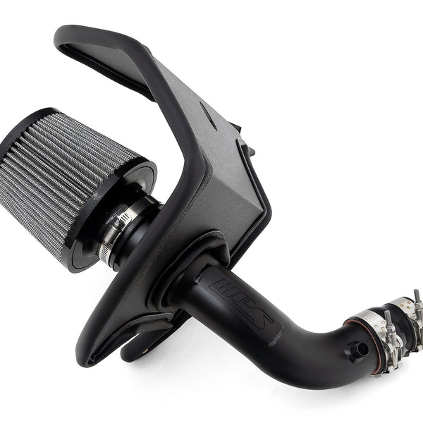 HPS Performance Air Intake Kit with Heat Shield Black 827-709WB