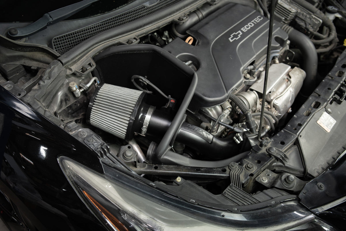 HPS Performance Air Intake Kit with Heat Shield (Black) - Chevrolet Cruze (Excludes 2016 Cruze Limited) (2016-2019)
