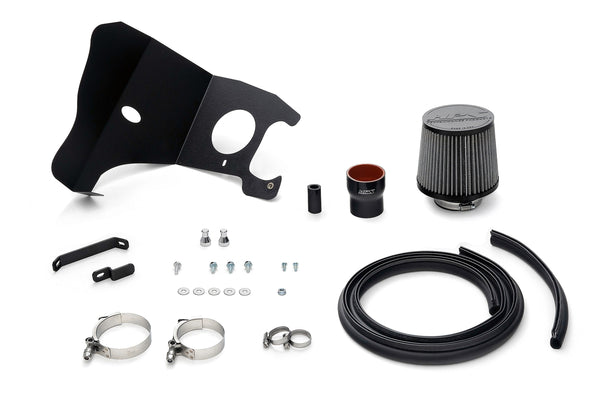 HPS Performance Air Intake Kit with Heat Shield, Polished, 827-709P