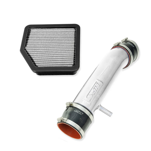 HPS Performance Air Intake Tube with Drop in Air Filter Polished 827-710P