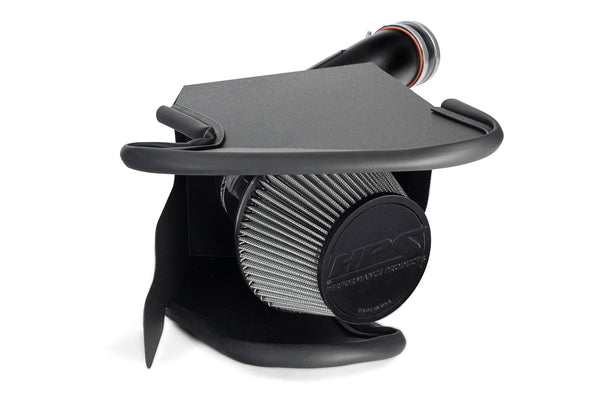 HPS Performance Air Intake Kit with Heat Shield, Black, 827-712WB