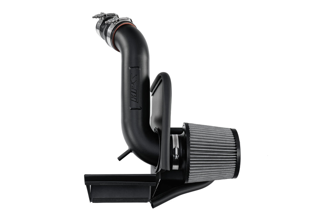 HPS Performance Air Intake Kit with Heat Shield Black 827-714WB