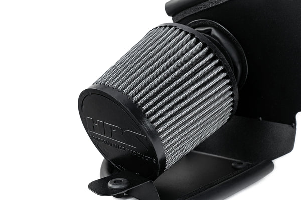HPS Performance Air Intake Kit with Heat Shield, Black, 827-714WB