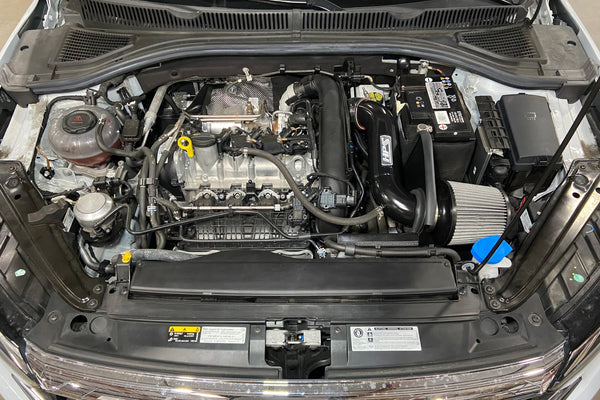 HPS Performance Air Intake Kit with Heat Shield, Polished, 827-714P