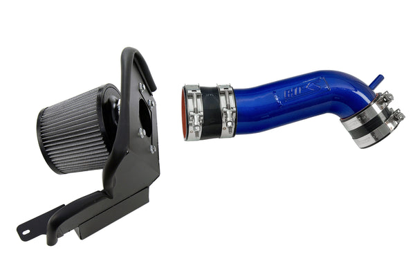 HPS Performance Air Intake Kit with Heat Shield, Blue, 827-715BL