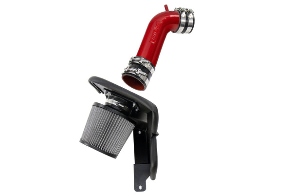 HPS Performance Air Intake Kit with Heat Shield, Red, 827-715R