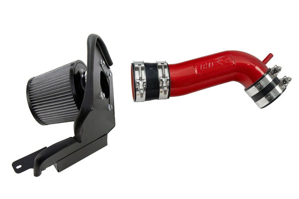 HPS Performance Air Intake Kit with Heat Shield, Red, 827-715R