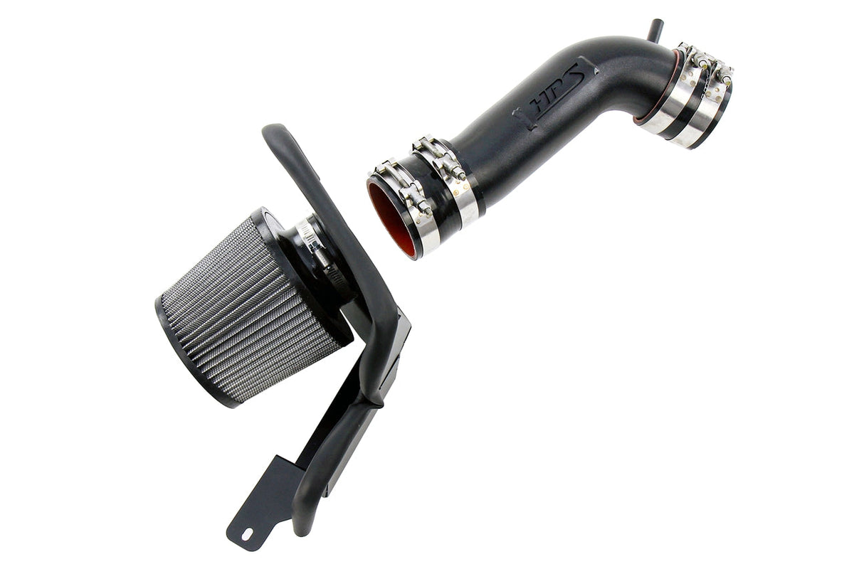 HPS Performance Air Intake Kit with Heat Shield Black 827-715WB
